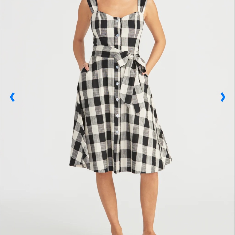 Rachel Zoe Black and White Checkered Dress